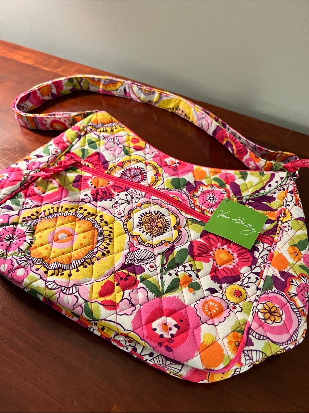 Vera Bradley Clementine Floral Quilted Crossbody or Shoulder Purse NWT